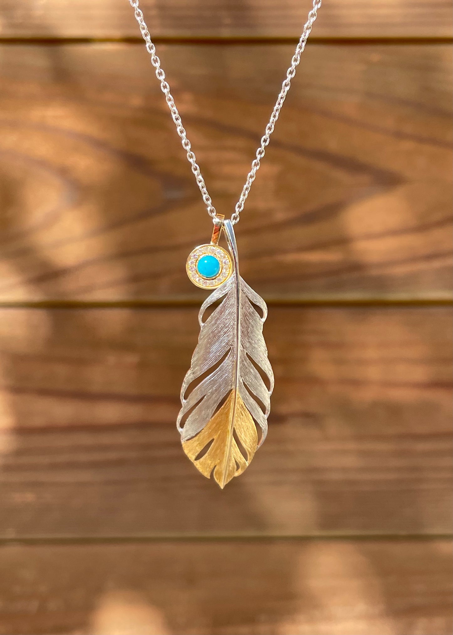Collana di Piume ＜大人の羽のネックレス＞