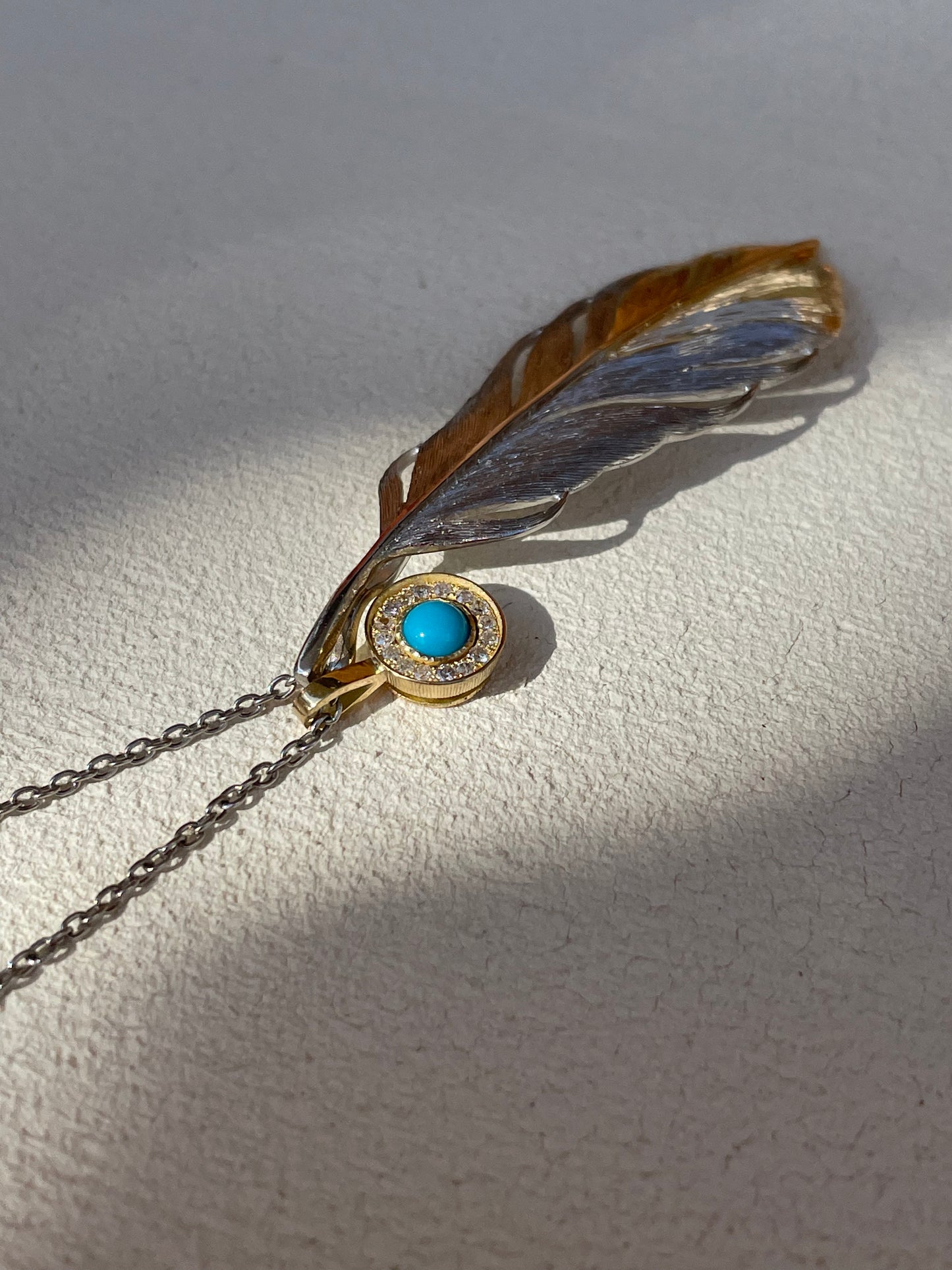 Collana di Piume ＜大人の羽のネックレス＞