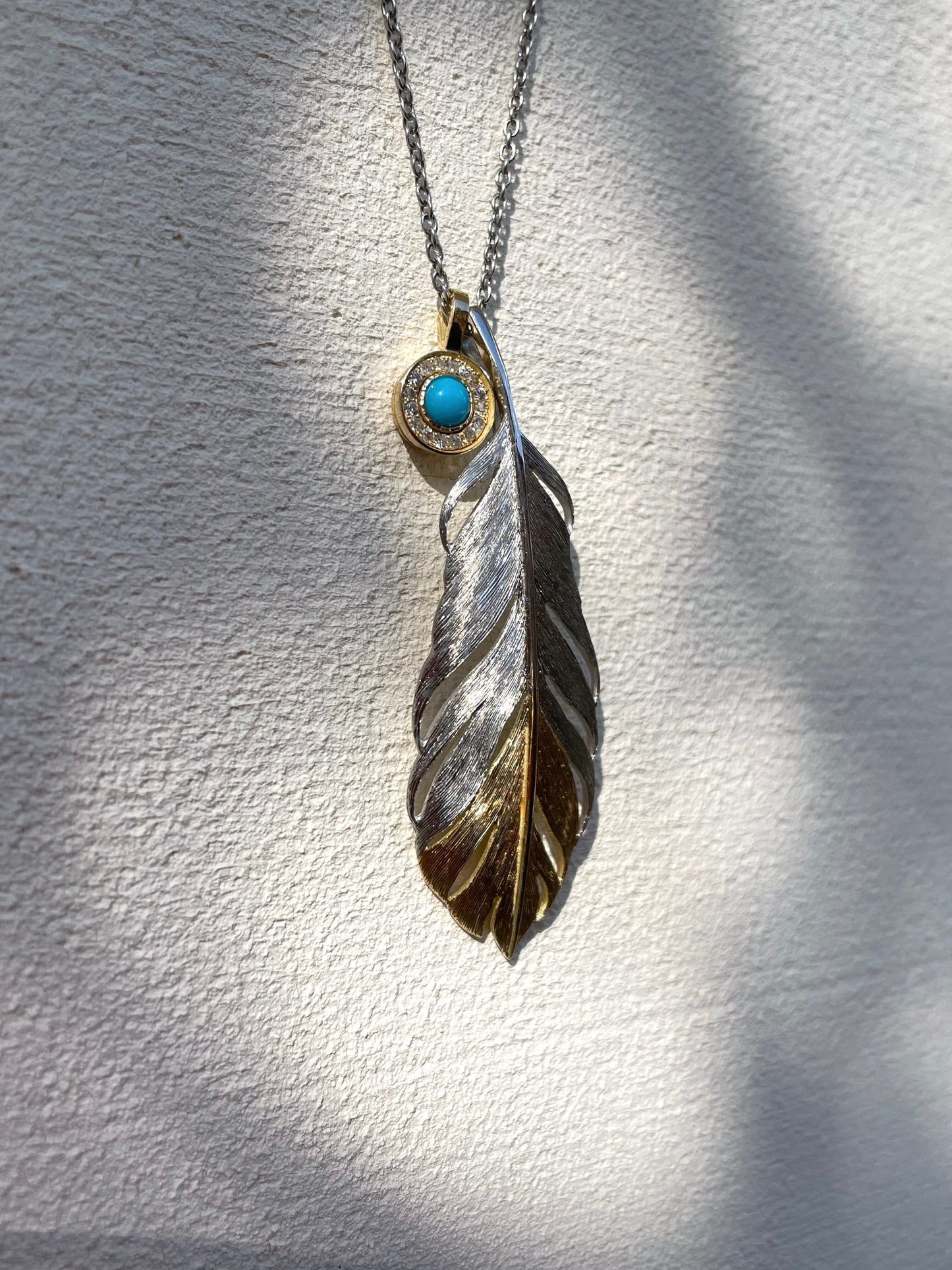 Collana di Piume ＜大人の羽のネックレス＞